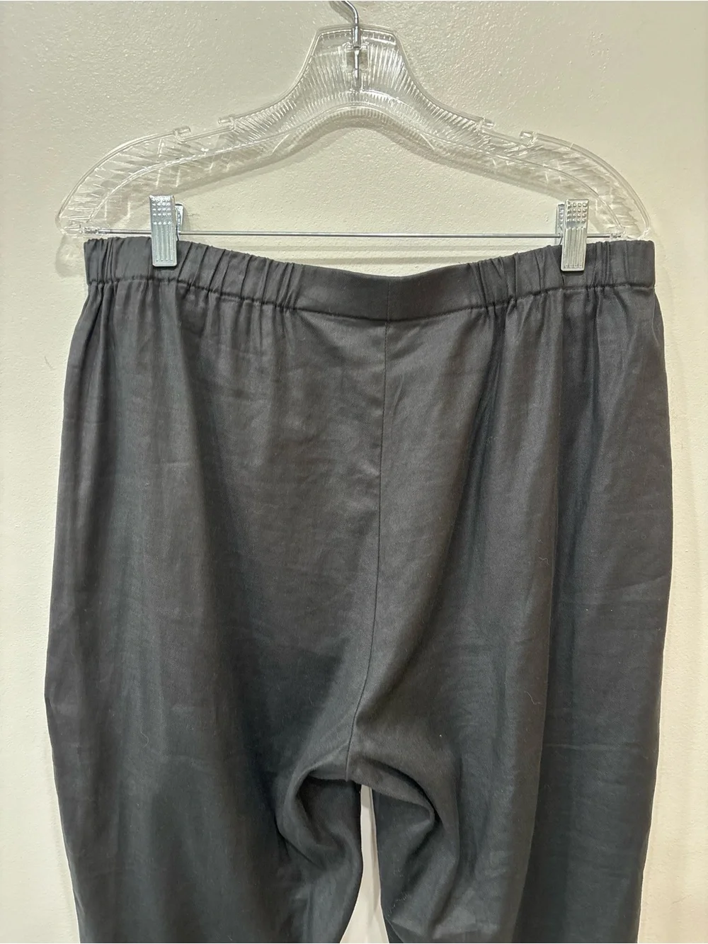 Babaton Linen Blend Jogger Black Pockets Pants Women’s Size XL